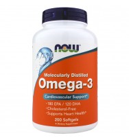 Omega-3 1000 mg 200 softgels NOW